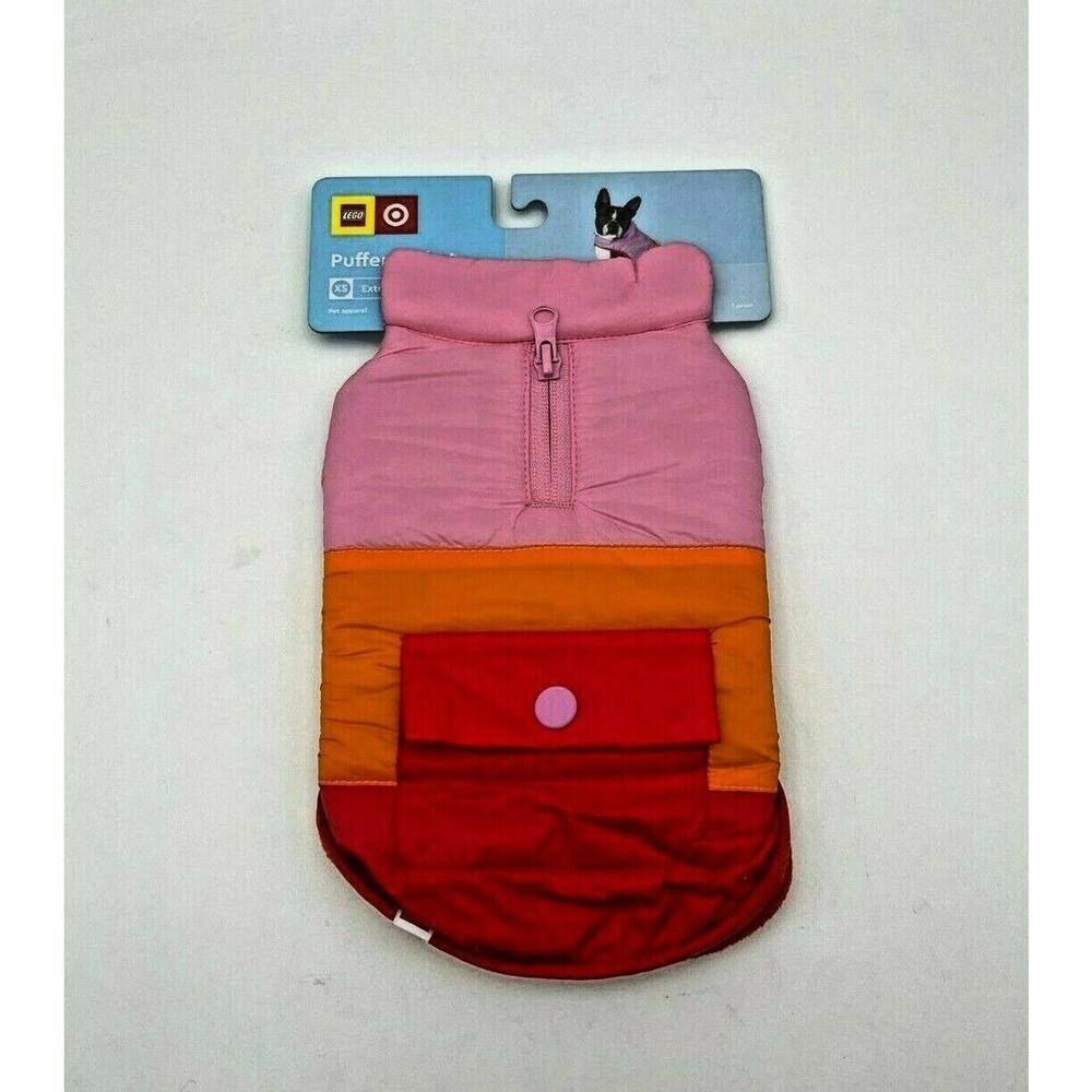 Lego Target X Dog Color Block Puffer Jacket - Extra Small